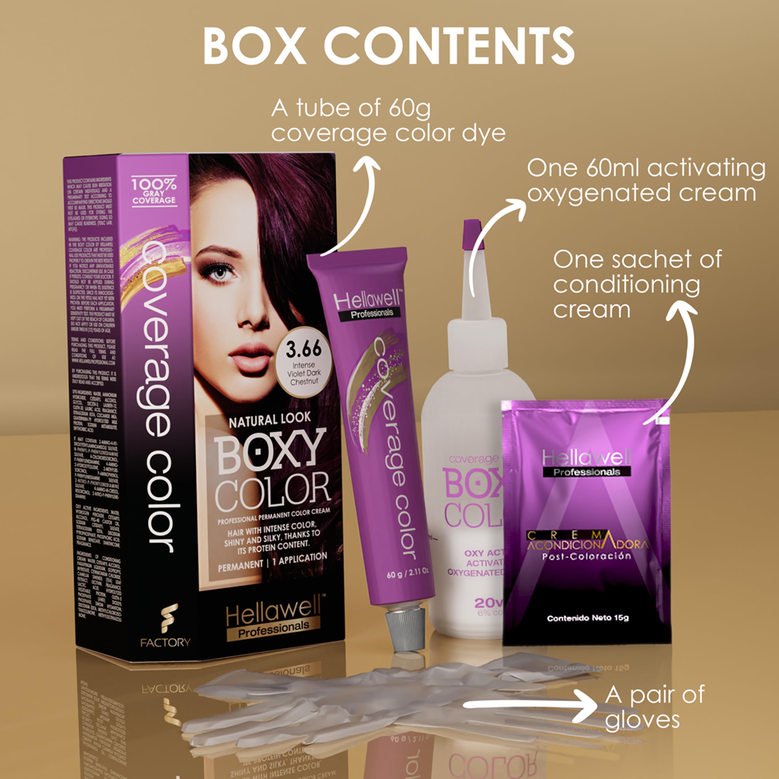 Amazon.com : BOXY COLOR Coloring Kit - Professional Permanent Hair